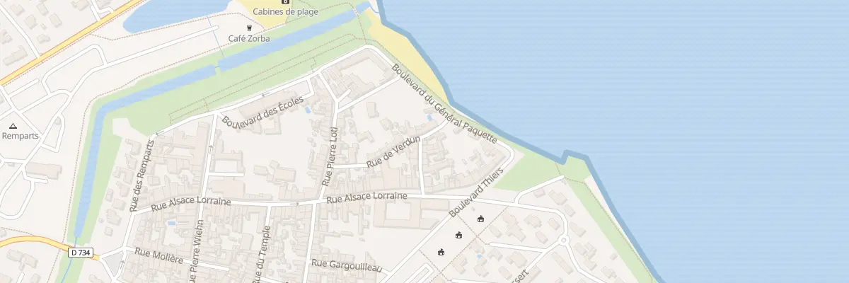 Plan du 14 Rue de la Plaine au Château-d’Oléron