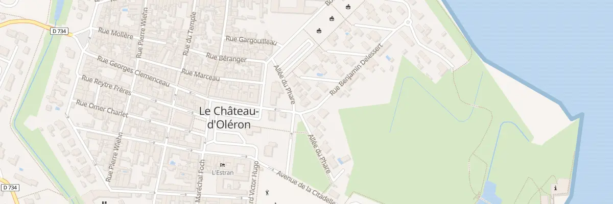 Plan du 2 Rue Benjamin Delessert au Château-d’Oléron