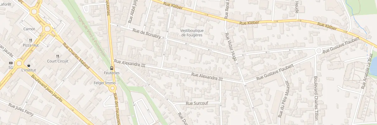 Plan du 31 Rue Alexandre 3 à Fougères