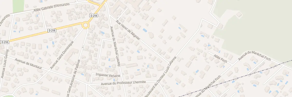 Plan du 15 Rue Henri de Regnier à Arcachon