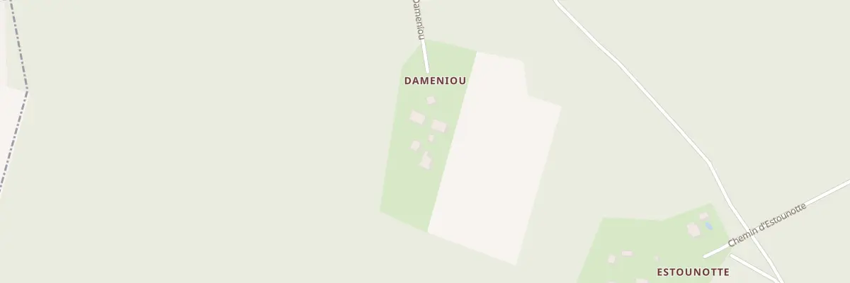 Plan du 225 Che de Dameniou à Lévignacq