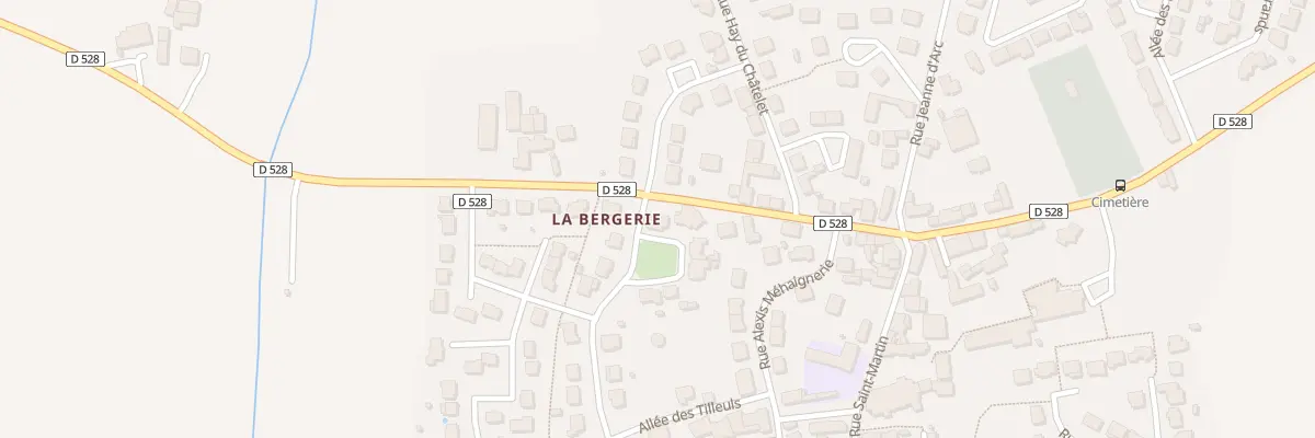 Plan du 21 Rue de la Bergerie à Balazé