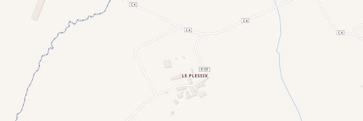 Plan du 13 Le Plessix à Monthault