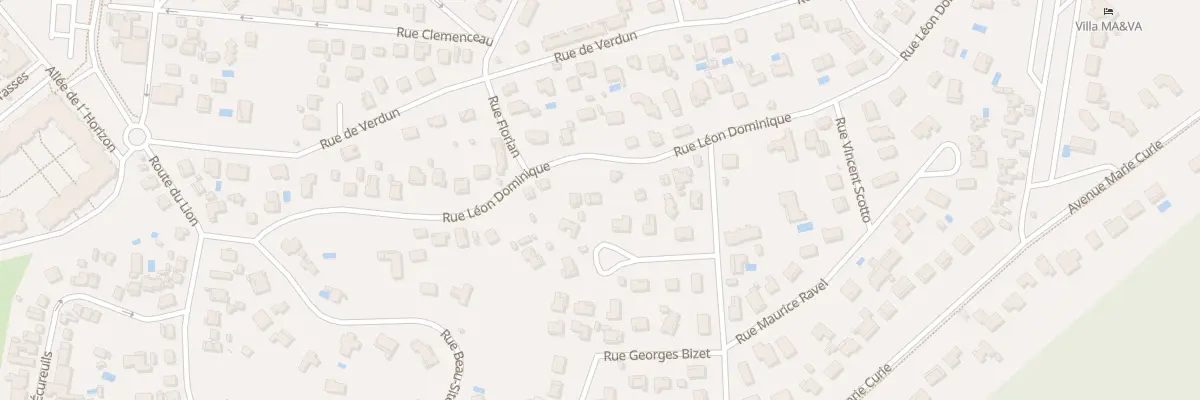 Plan du 92 Rue Léon Dominique à Lacanau