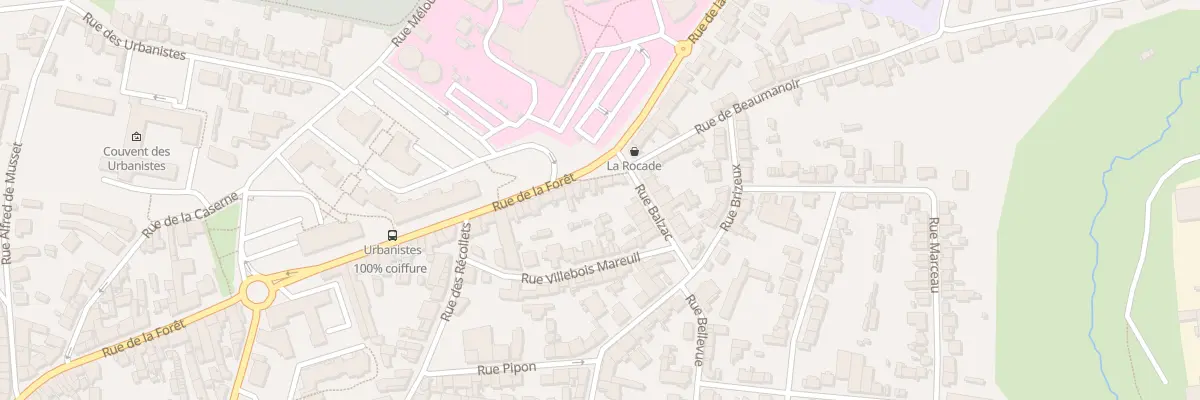 Plan du 132 Rue de la Forêt à Fougères