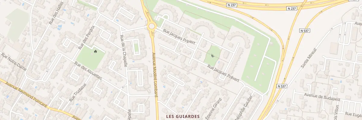 Plan du 18 Rue Jacques Prévert à La Rochelle