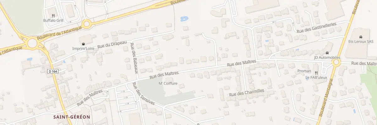 Plan du 323 Rue des Maitres à Ancenis-Saint-Géréon