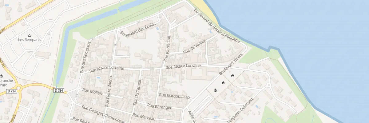 Plan du 50 Rue Alsace Lorraine au Château-d’Oléron