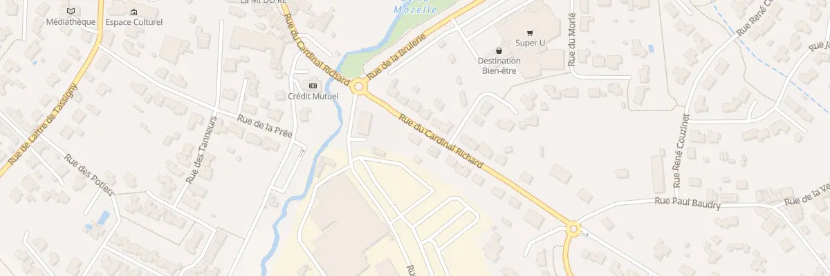 Plan du 24 Rue du cardinal richard à La Bruffière