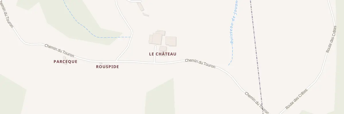 Plan du 3369 Che du Touron à La Bastide-Clairence