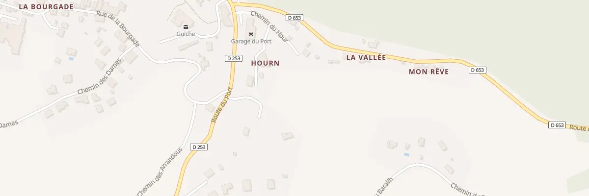 Plan du 72 Che du Hour à Guiche