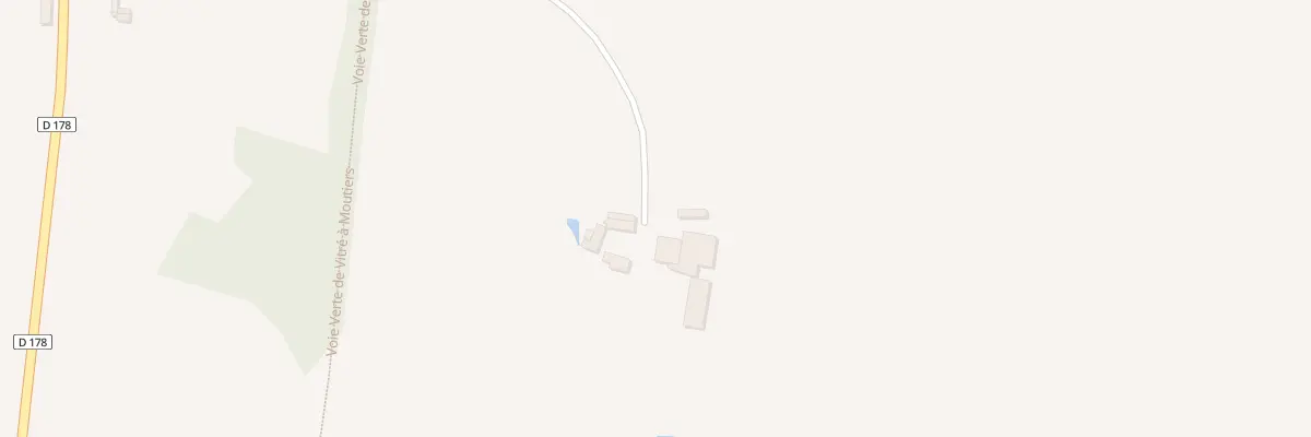 Plan du 1 La Métairie au Blanc à Moutiers