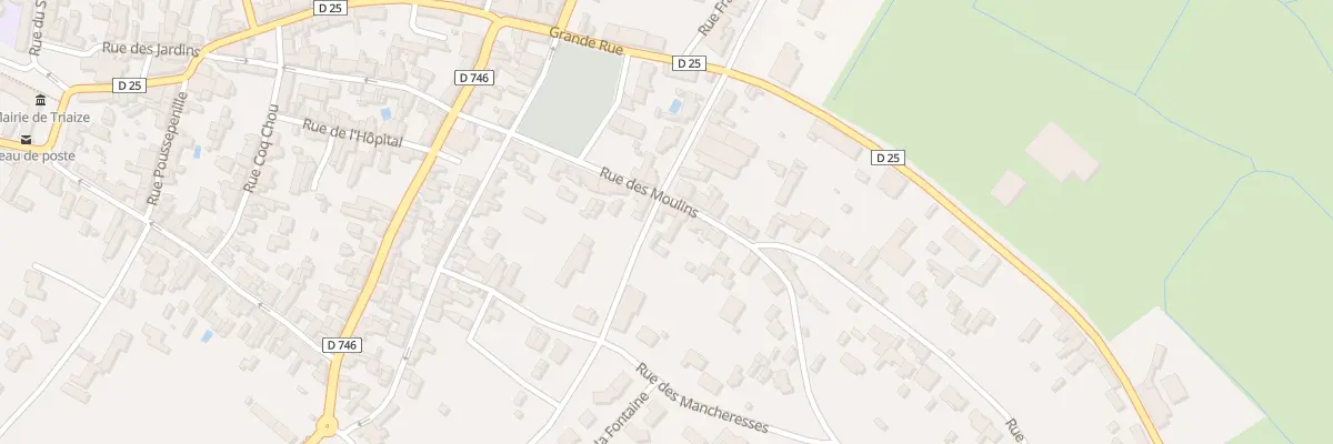Plan du 12 Rue des moulins à Triaize