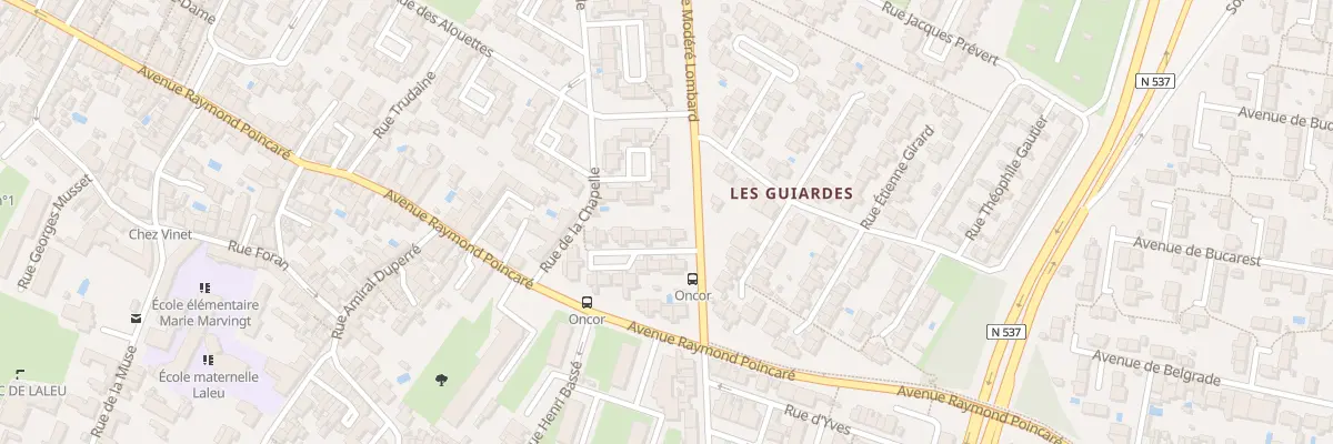 Plan du 4 Rue Franck Gardes à La Rochelle