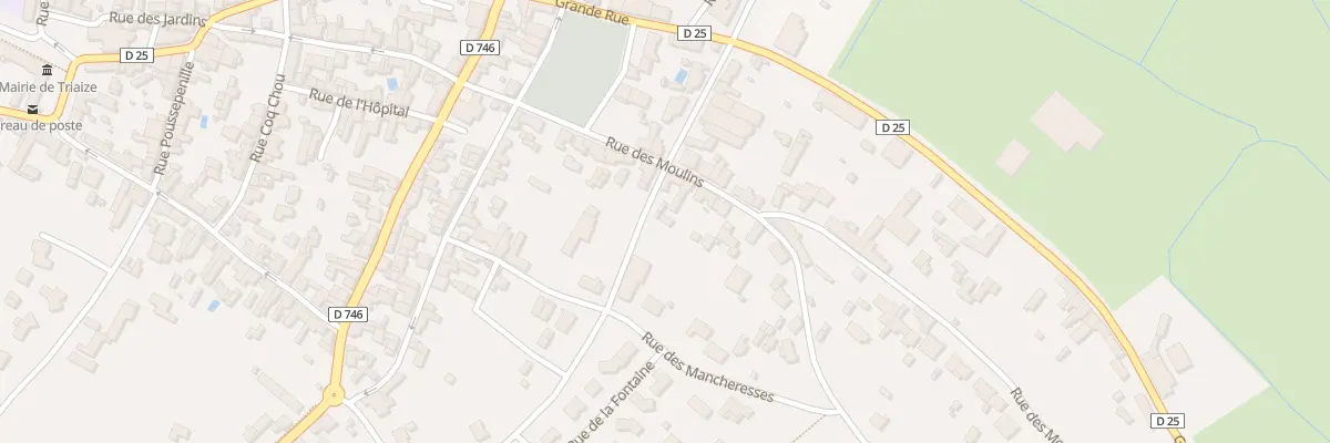 Plan du 14 Rue des moulins à Triaize