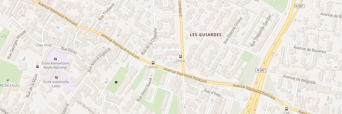 Plan du 5 Rue Franck Gardes à La Rochelle