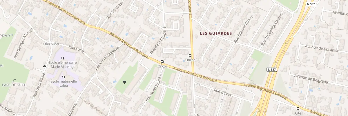 Plan du 9 Rue Franck Gardes à La Rochelle