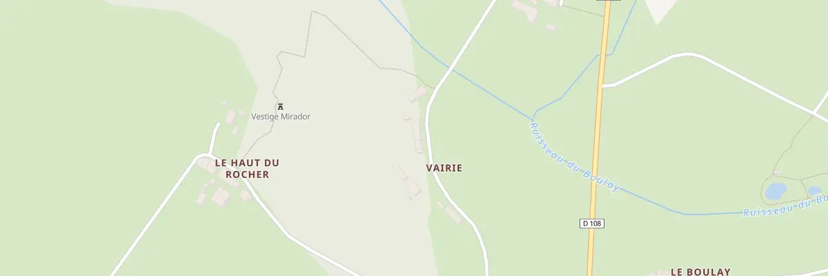 Plan du 5281 La Vairie à Mellé