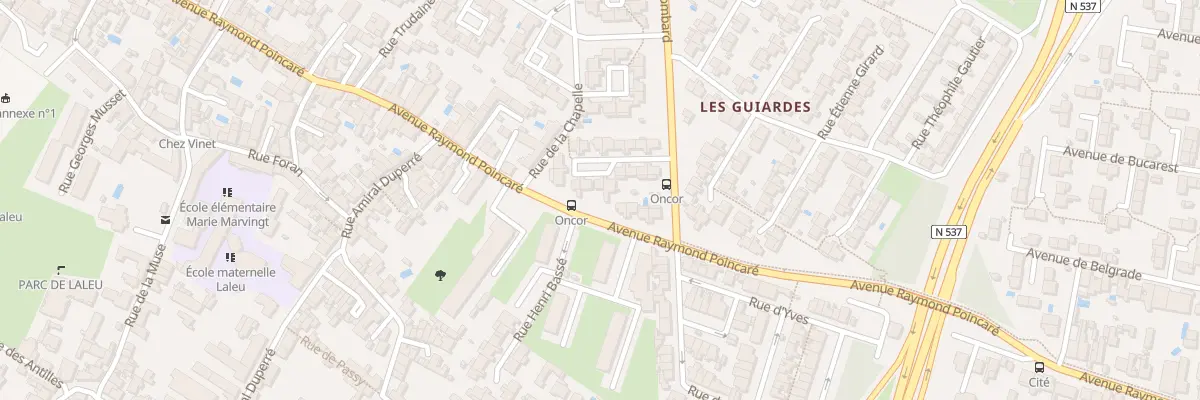 Plan du 11 Rue Franck Gardes à La Rochelle
