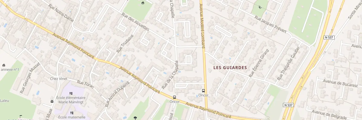 Plan du 1 Sq des Mésanges à La Rochelle