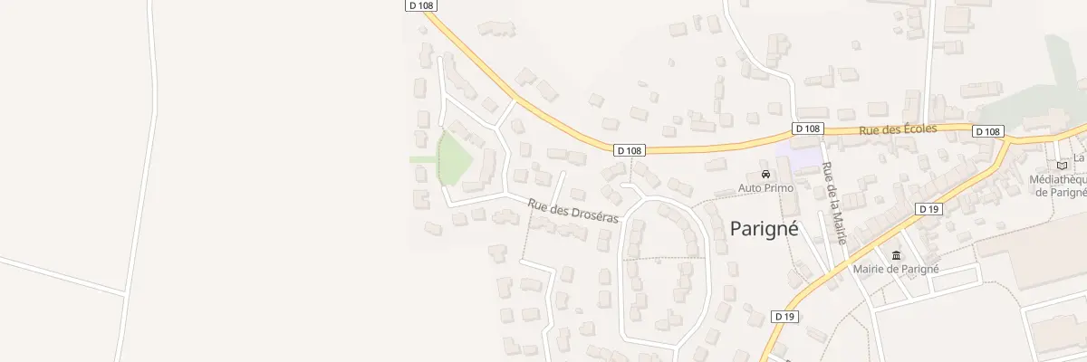 Plan du 4 Rue des Droseras à Parigné