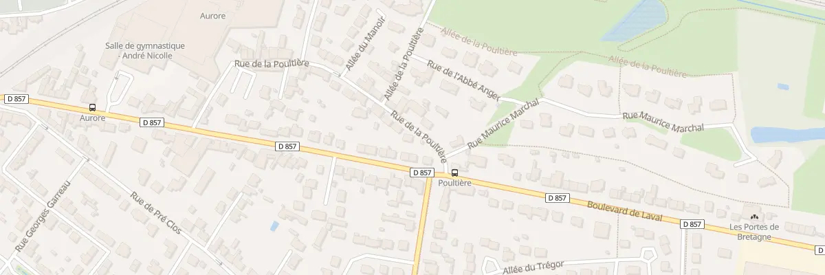Plan du 26 Rue de la Poultière à Vitré