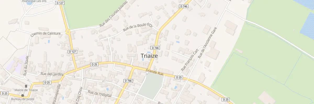 Plan du 6 Rue de l’hippodrome à Triaize