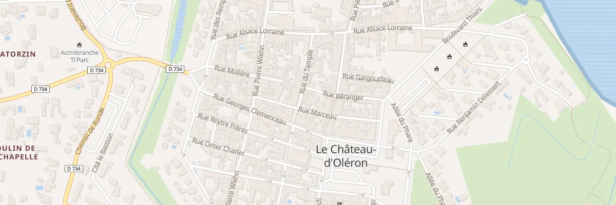 Plan du 12C Rue Marceau au Château-d’Oléron