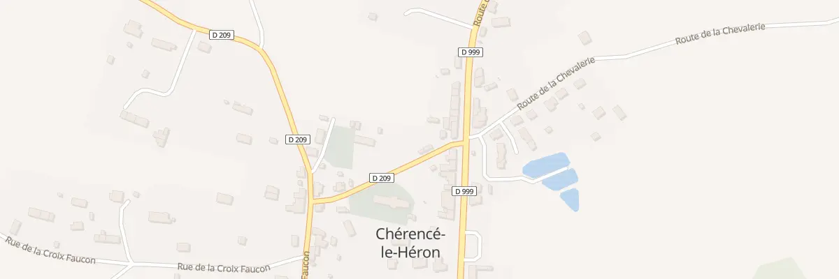 Plan du 5001 Le Bourg à Chérencé-le-Héron