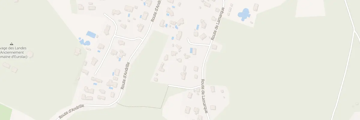 Plan du 709 Rte de Lamarque à Aureilhan