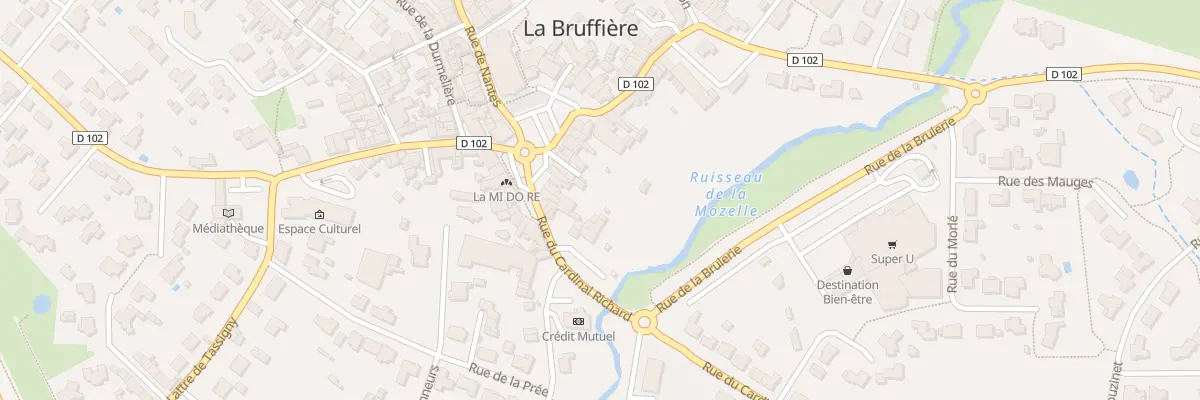 Plan du 17 Pl Jeanne d’Arc à La Bruffière