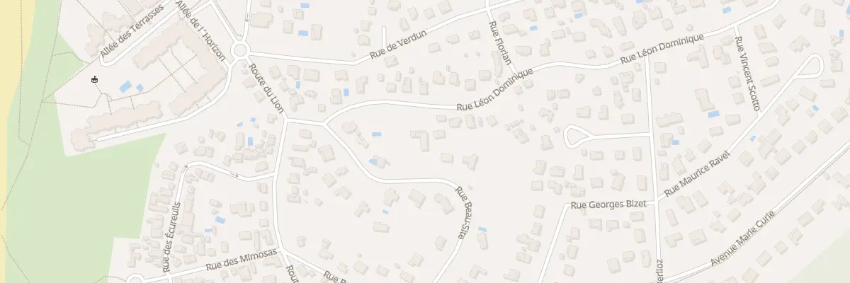 Plan du 112 Rue Léon Dominique à Lacanau