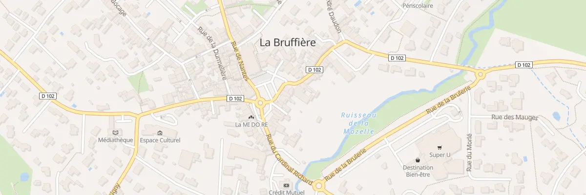 Plan du 10 Pl Jeanne d’Arc à La Bruffière