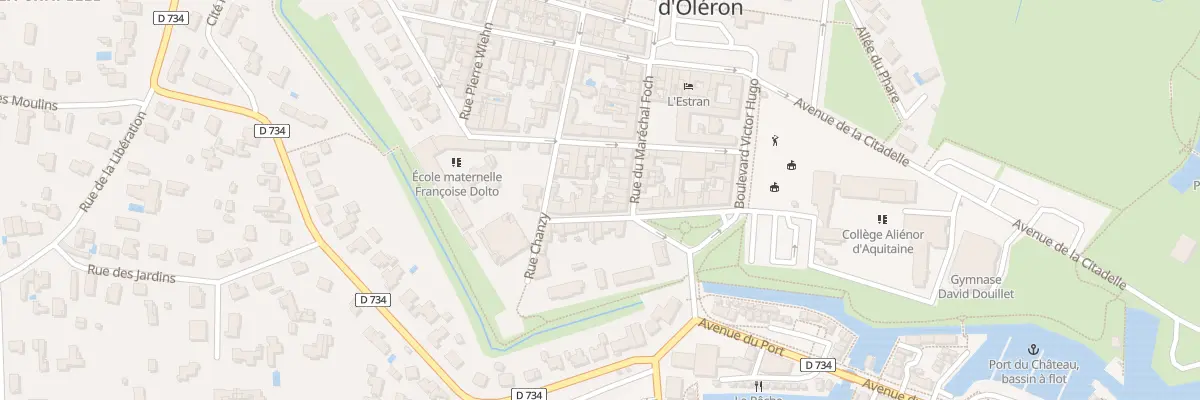 Plan du 5 Rue Andre Bouineau au Château-d’Oléron