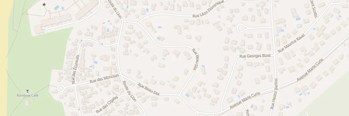 Plan du 12 Rue Beau-site à Lacanau