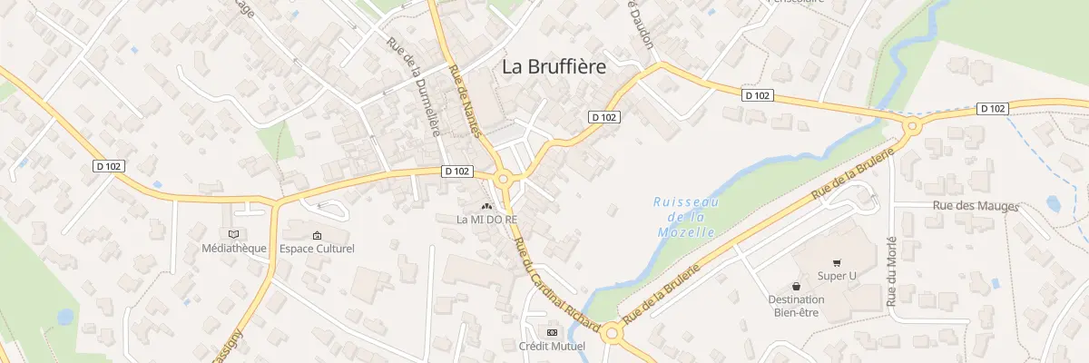 Plan du 11B Pl Jeanne d’Arc à La Bruffière