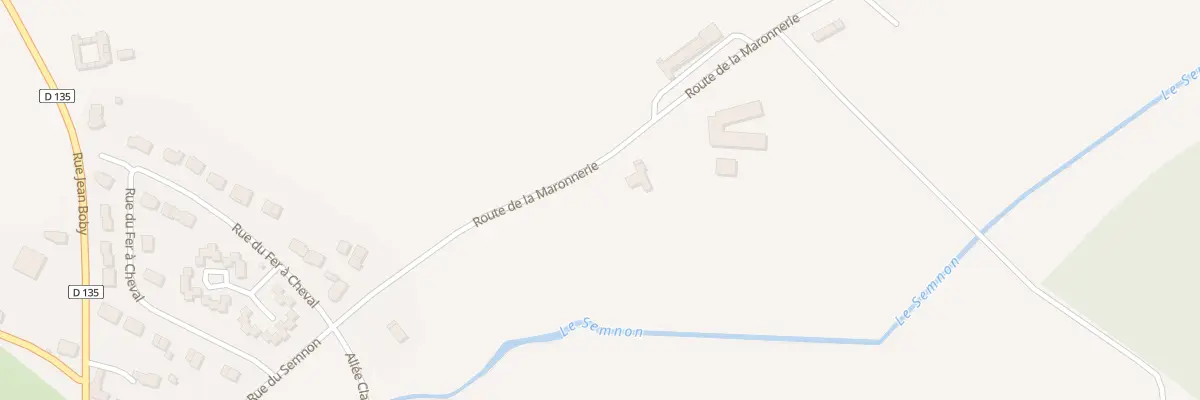 Plan du 120 Rte de la Maronnerie à Senonnes
