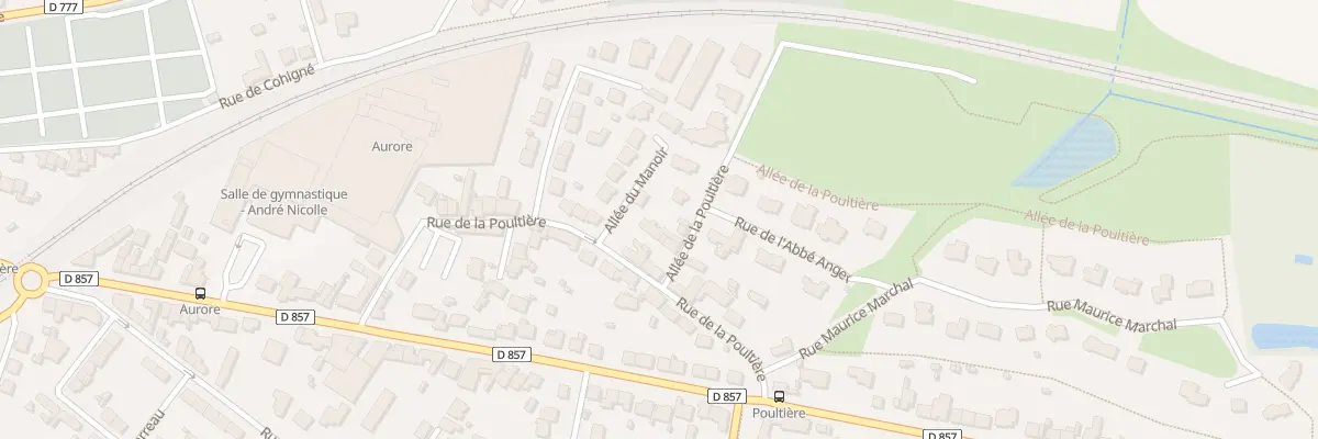 Plan du 19 Rue de la Poultière à Vitré