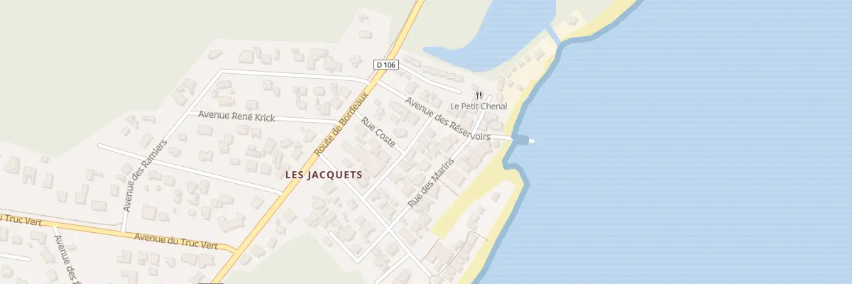 Plan du 4 Rue des Jacquets à Lège-Cap-Ferret