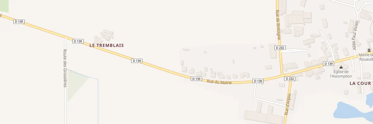 Plan du 52 Rue du Maine à La Rouaudière