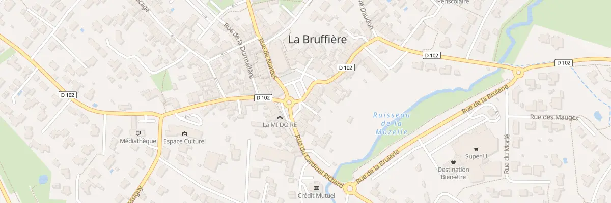 Plan du 12 Pl Jeanne d’Arc à La Bruffière