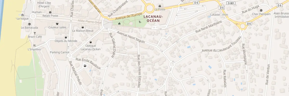 Plan du 12 Av Henri Seguin à Lacanau