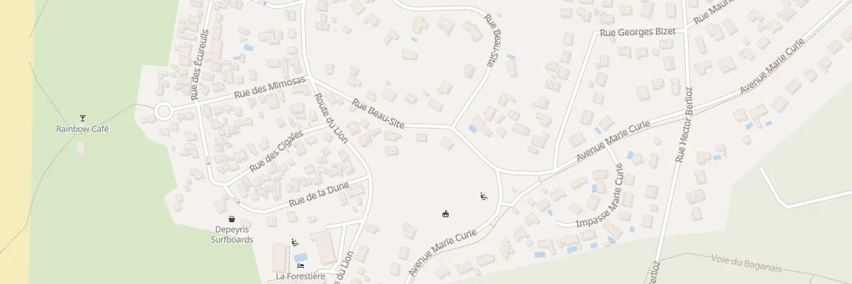 Plan du 31 Rue Beau-site à Lacanau