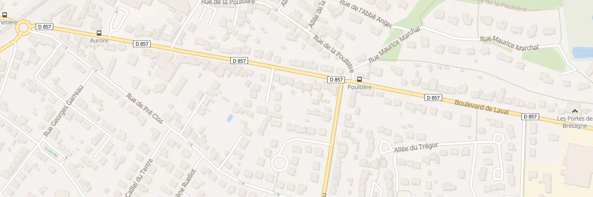 Plan du 52 Bd de Laval à Vitré