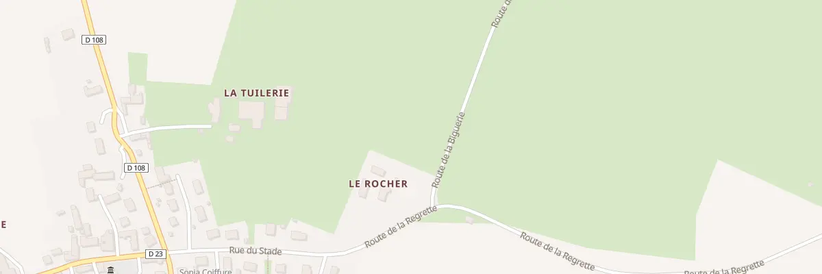 Plan du 5042 Le Rocher à Parcé