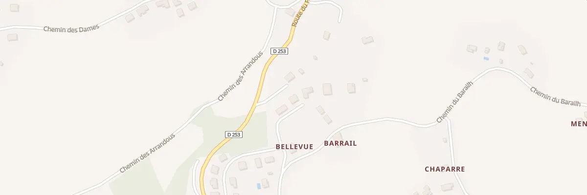 Plan du 94 Che de Bellevue à Guiche