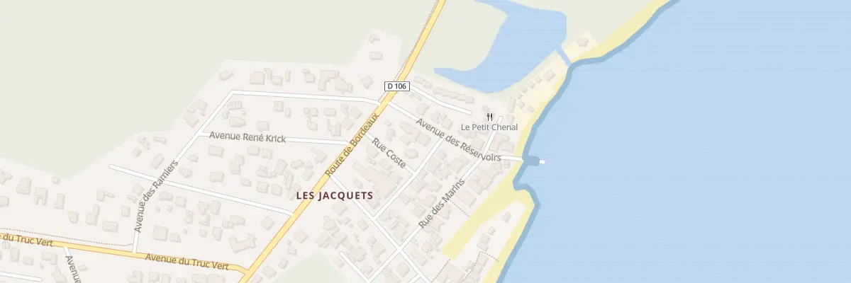 Plan du 3 Av des Reservoirs à Lège-Cap-Ferret