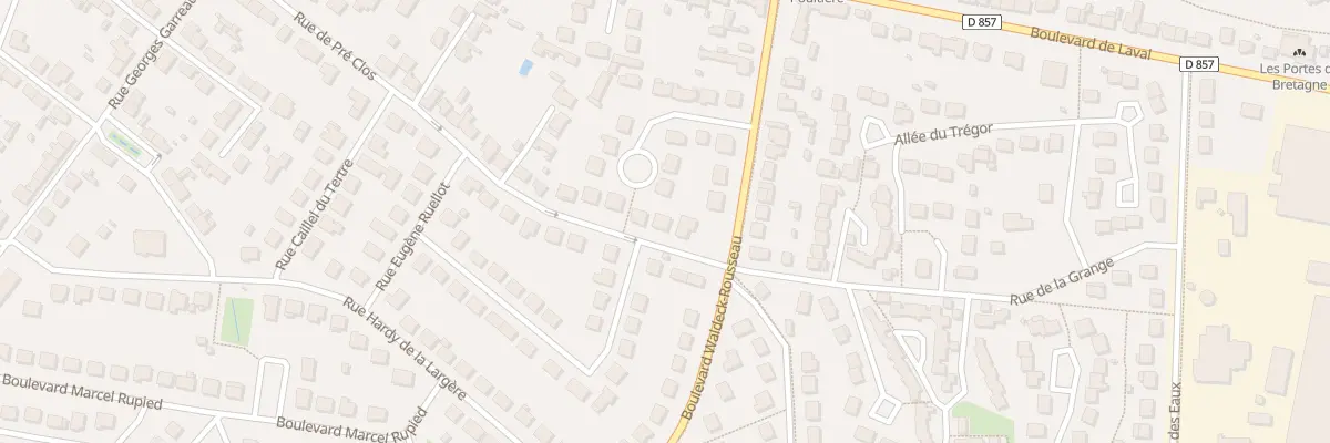 Plan du 63 Rue du Pre Clos à Vitré