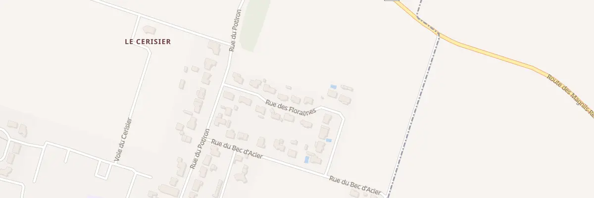 Plan du 4 Rue des floralines aux Magnils-Reigniers