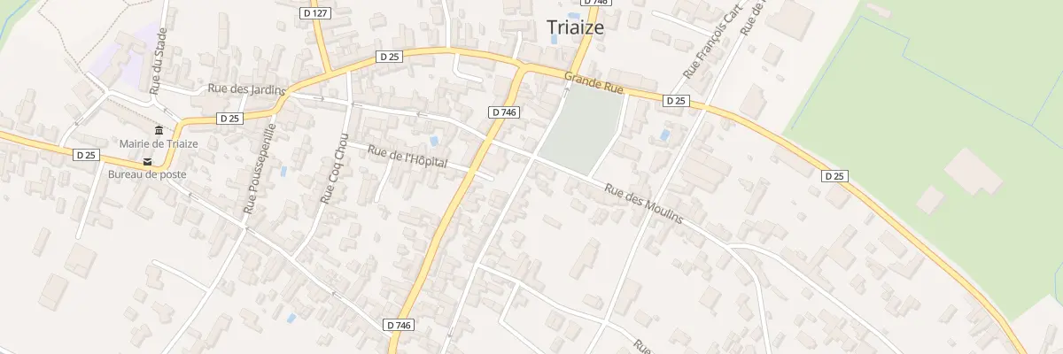 Plan du 1 Rue de la douve baron à Triaize